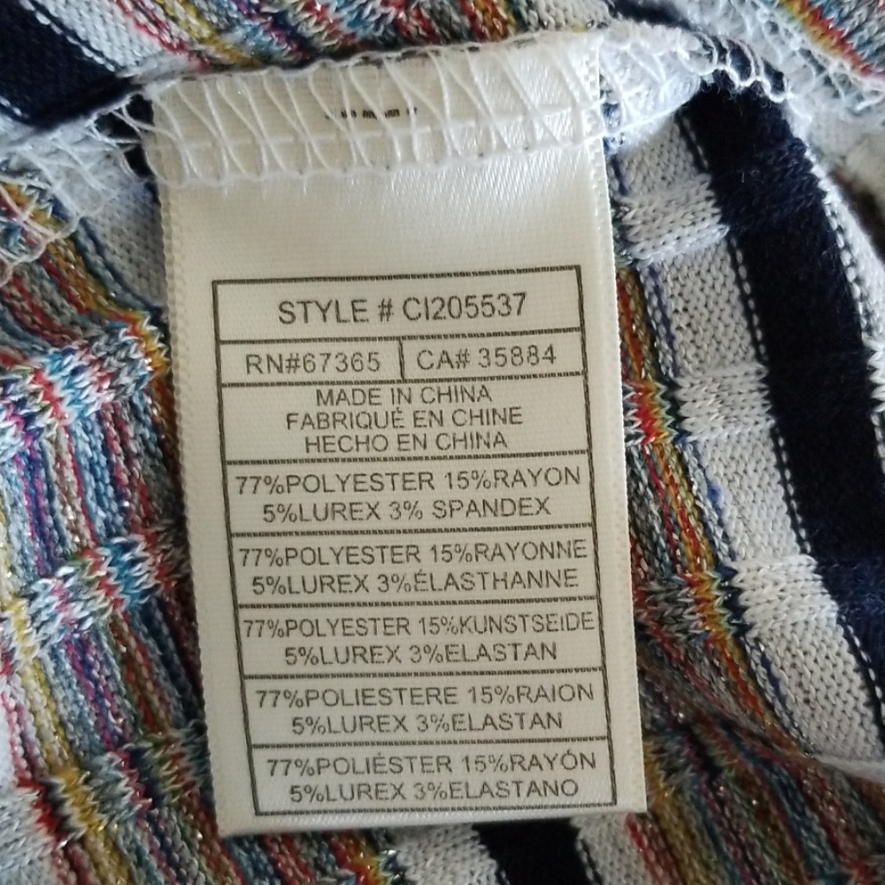 Cupcakes and Cashmere Brittney Mixed Striped Tank - Picture 3 of 4